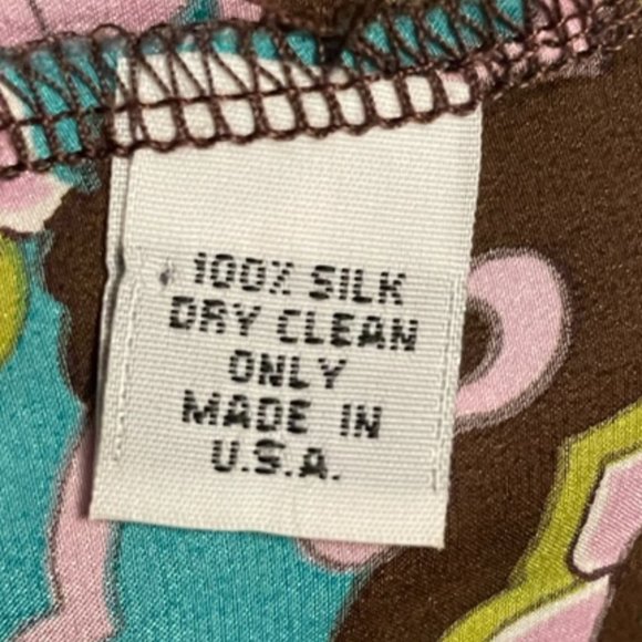 Alice & Trixie Paisley Print Silk Halter Top Size Small - Picture 7 of 7